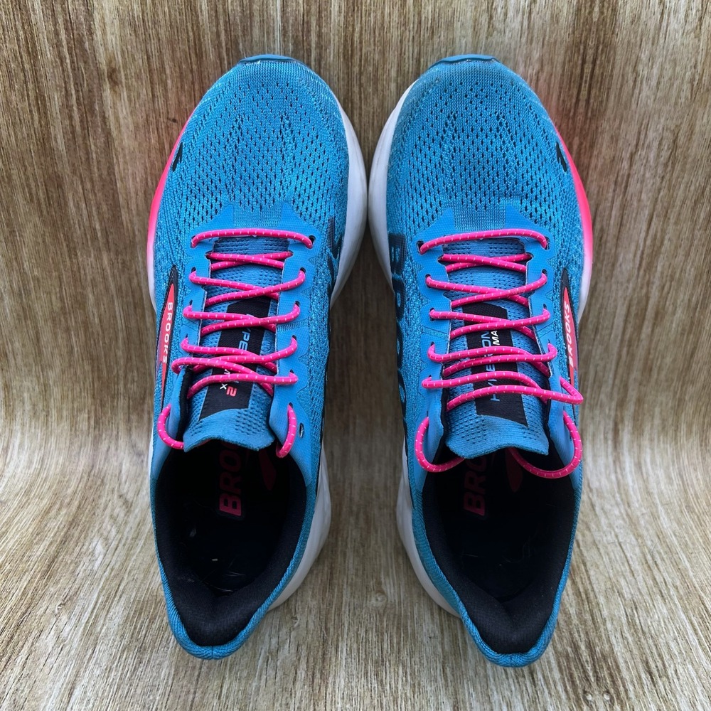 Brooks Hyperion Max 2 Running Shoes Women's Size 6 Blue Pink 1204231B408 - Picture 6 of 10